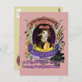 Johann Alpacabel Alpaca Animal Composer Pachelbel Postkarte (Vorne/Hinten)