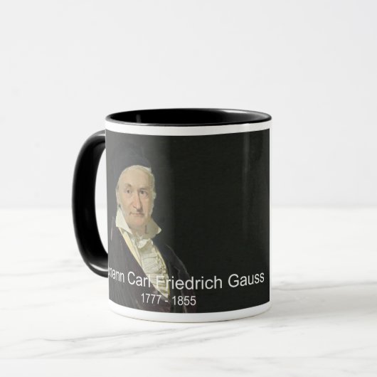 Johann Carl Friedrich Gauss Tasse (Vorderseite Links)