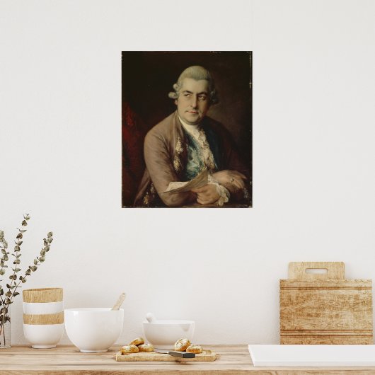Johann Christlich Bach, 1776 Poster (Küche)