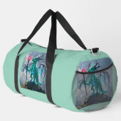 Johann, der Blitzdrache Duffle Bag (Rechte Ecke)