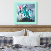 Johann, der Blitzdrache Leinwanddruck (Insitu (Schlafzimmer))