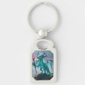 Johann, der Blitzdrache Schlüsselanhänger (Vorderseite)