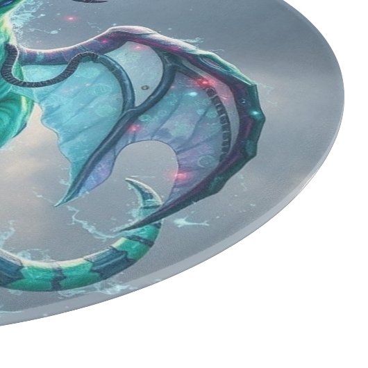 Johann, der Blitzdrache Schneidebrett (Ecke)