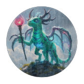 Johann, der Blitzdrache Schneidebrett (Vorderseite)