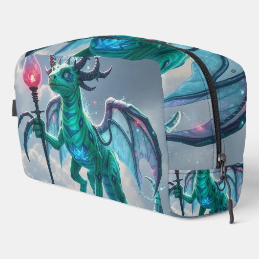 Johann, der Blitzdrache Waschbeutel (Rechte Ecke)