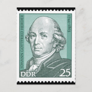 Johann Gottfried Herder Postkarte