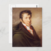 Johann Nepomuk Hummel Postkarte (Vorne/Hinten)