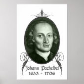 Johann Pachelbel Poster (Vorne)