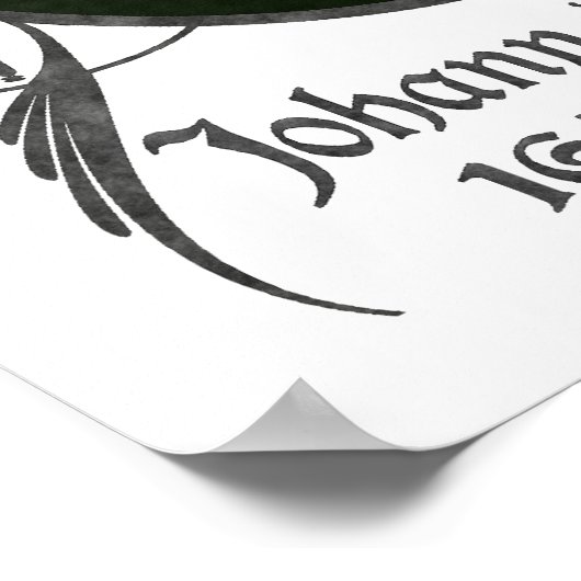 Johann Pachelbel Poster (Ecke)