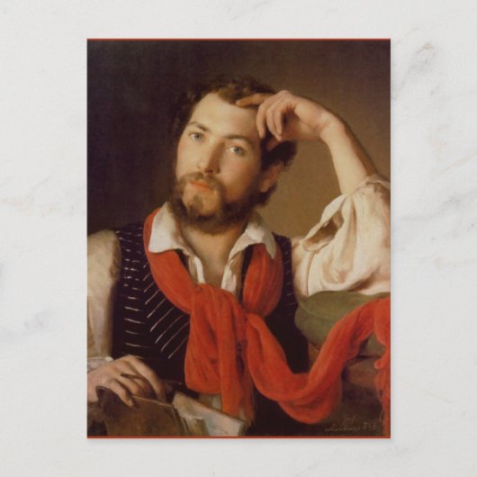 Johann Reiter Self-Portrait Postkarte (Vorderseite)