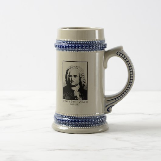 Johann Sebastian Bach Bierglas (Rechts)