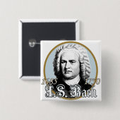 Johann Sebastian Bach Button (Vorne & Hinten)