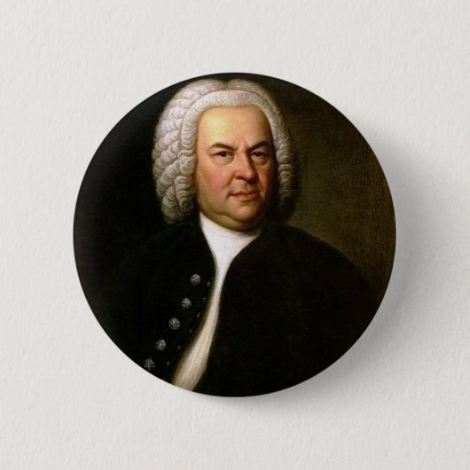 Johann Sebastian Bach Button (Vorderseite)