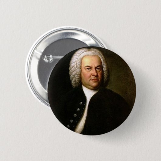 Johann Sebastian Bach Button (Vorne & Hinten)