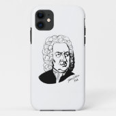 Johann Sebastian Bach Case-Mate iPhone Hülle (Rückseite)