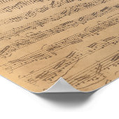 Johann Sebastian Bach - Chaconne Poster (Ecke)