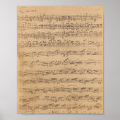 Johann Sebastian Bach - Chaconne Poster (Vorne)