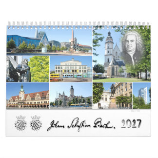 Johann Sebastian Bach Cities & Places, 2026 Kalender