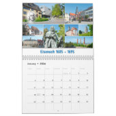 Johann Sebastian Bach Cities & Places Kalender (Jan 2026)