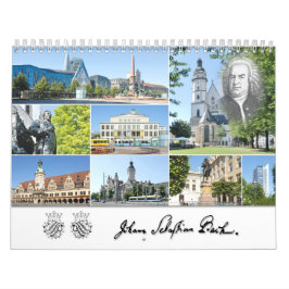 Johann Sebastian Bach Cities & Places Kalender