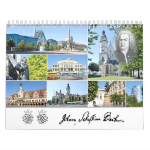 Johann Sebastian Bach Cities & Places Kalender