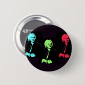 Johann Sebastian Bach-Collage Button (Vorne & Hinten)
