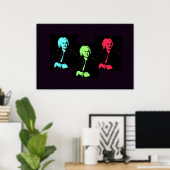 Johann Sebastian Bach Collage Poster (Heimbüro)