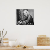 Johann Sebastian Bach Fine Art Poster (Küche)