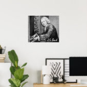 Johann Sebastian Bach Fine Art Poster (Heimbüro)