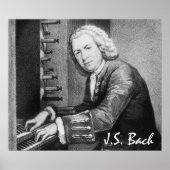 Johann Sebastian Bach Fine Art Poster (Vorne)