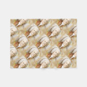 Johann Sebastian Bach Fleecedecke (Vorderseite (Horizontal))