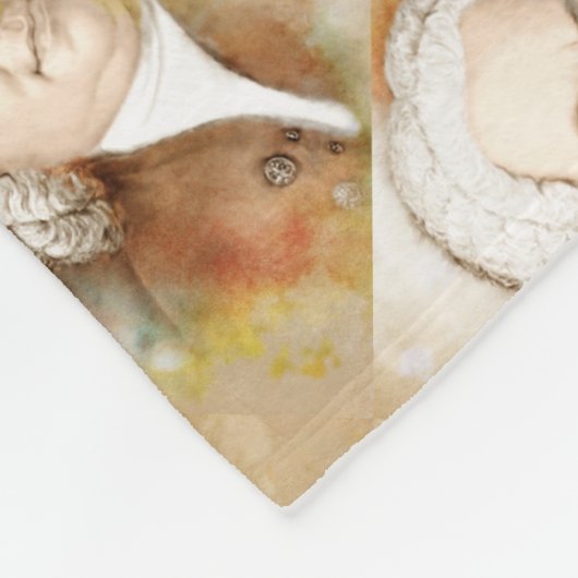 Johann Sebastian Bach Fleecedecke (Ecke)