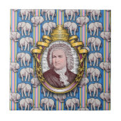 Johann Sebastian BACH Fliese (Vorderseite)