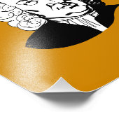 Johann Sebastian Bach Fotodruck (Ecke)