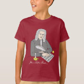 Johann Sebastian Bach geŌ T-Shirt (Vorderseite)