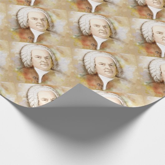 Johann Sebastian Bach Geschenkpapier (Ecke)