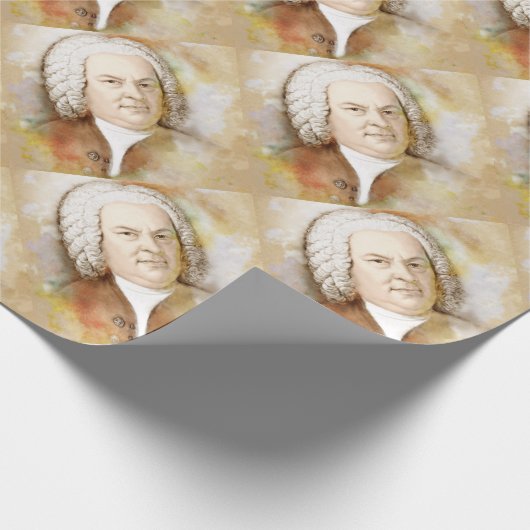Johann Sebastian Bach Geschenkpapier (Ecke)