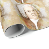 Johann Sebastian Bach Geschenkpapier (Rolleneckpunkt)