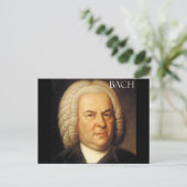 Johann Sebastian Bach Items Postkarte (Stehend Vorderseite)