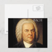 Johann Sebastian Bach Items Postkarte (Vorne/Hinten)