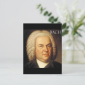 Johann Sebastian Bach Items Postkarte (Stehend Vorderseite)