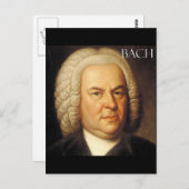 Johann Sebastian Bach Items Postkarte (Vorne/Hinten)