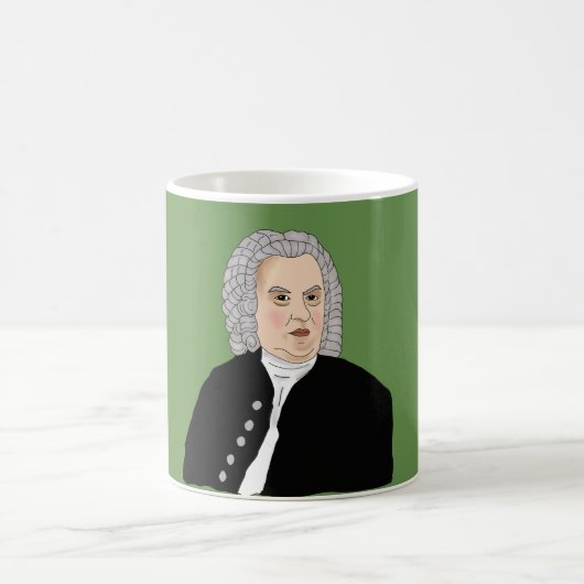Johann Sebastian Bach Kaffeetasse (Mittel)
