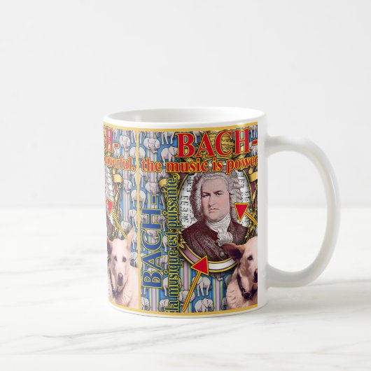 Johann Sebastian Bach Kaffeetasse (Rechts)