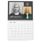 Johann Sebastian Bach - Kalender (Mär 2026)