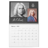 Johann Sebastian Bach - Kalender (Feb 2027)