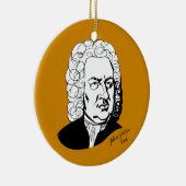 Johann Sebastian Bach Keramik Ornament (Rechts)