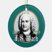 Johann Sebastian Bach Keramik Ornament (Links)
