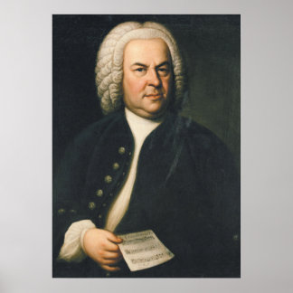 Johann Sebastian Bach - Komponist Poster