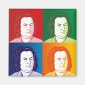 Johann Sebastian Bach Magnet (Vorne)